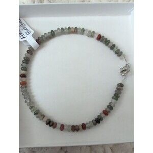 Handmade African Bloodstone Anklet